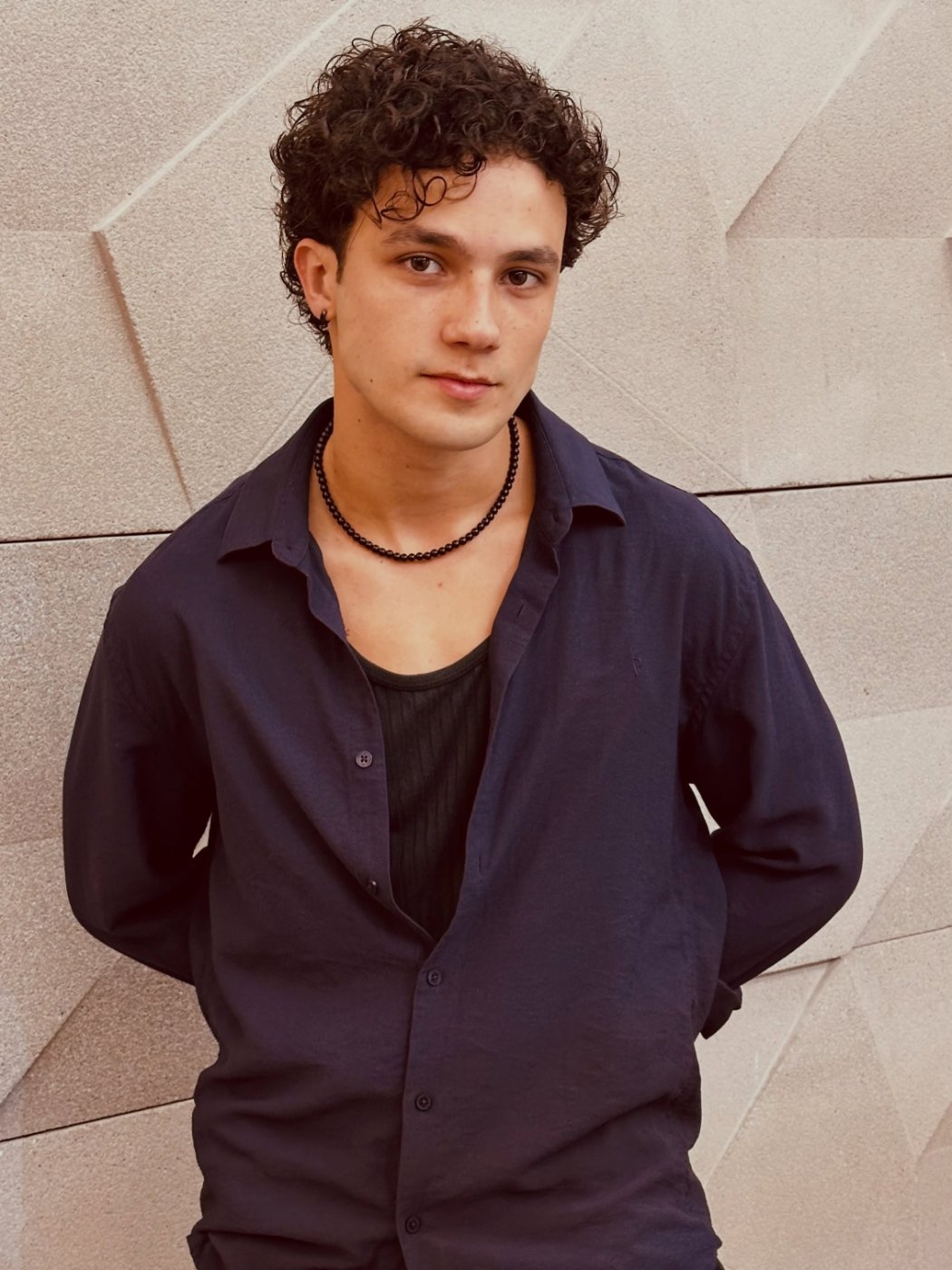 Corte masculino com textura